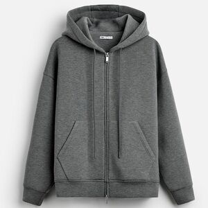 ZARA COMFORT HOOD TECHNICAL SWEATSHIRT (S)